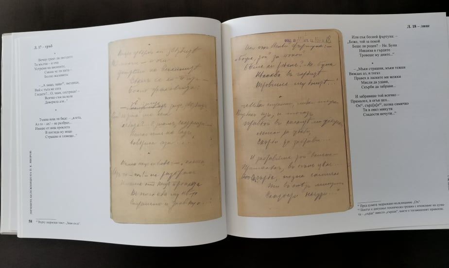 "Личните бележници на П. К. Яворов" съст. Милкана Бошнакова