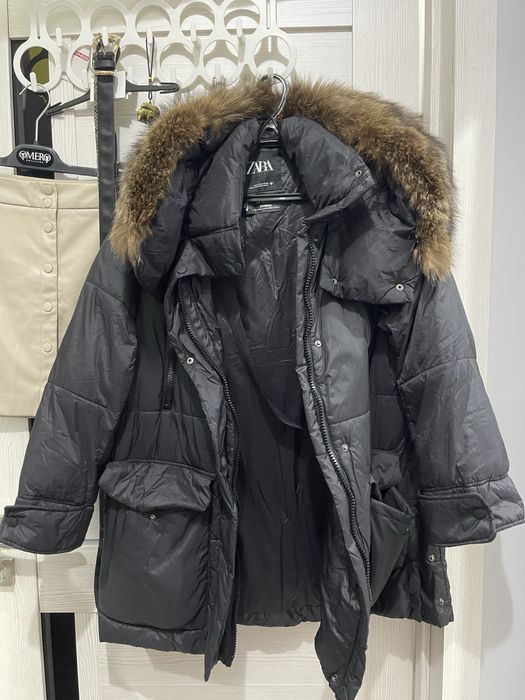 Зимняя куртка от Zara, можно без меха, размер S