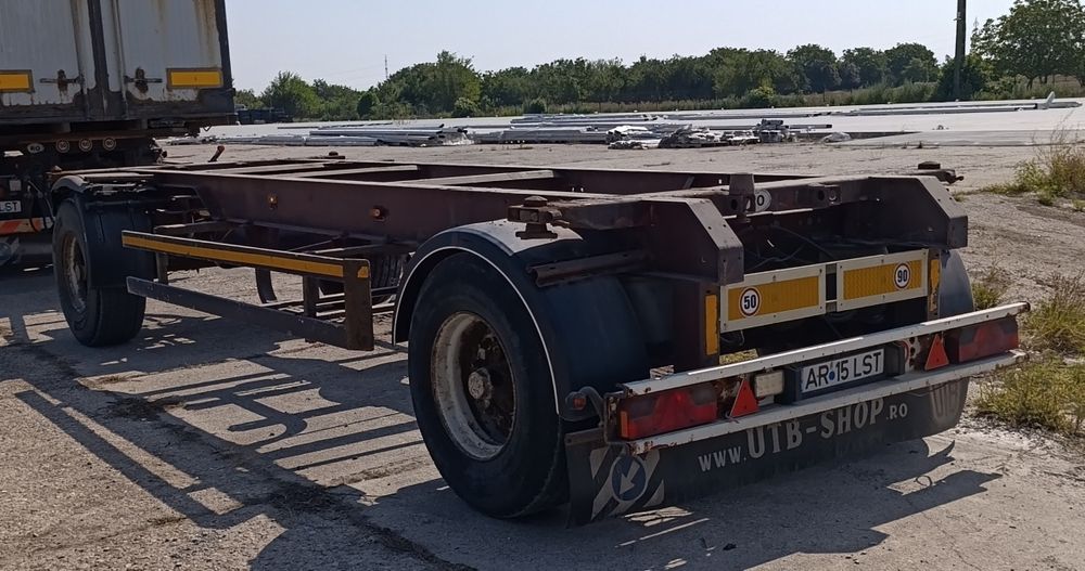 Vând remorca 18 to pentru containere BDF sau maritim