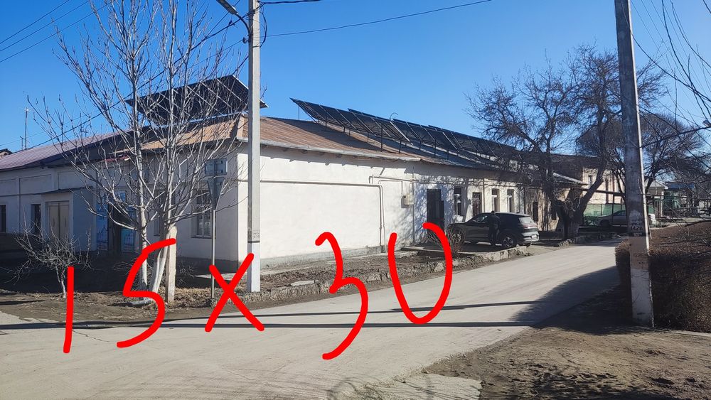 Ховли угловой жой сотилади, йулни буйинда!