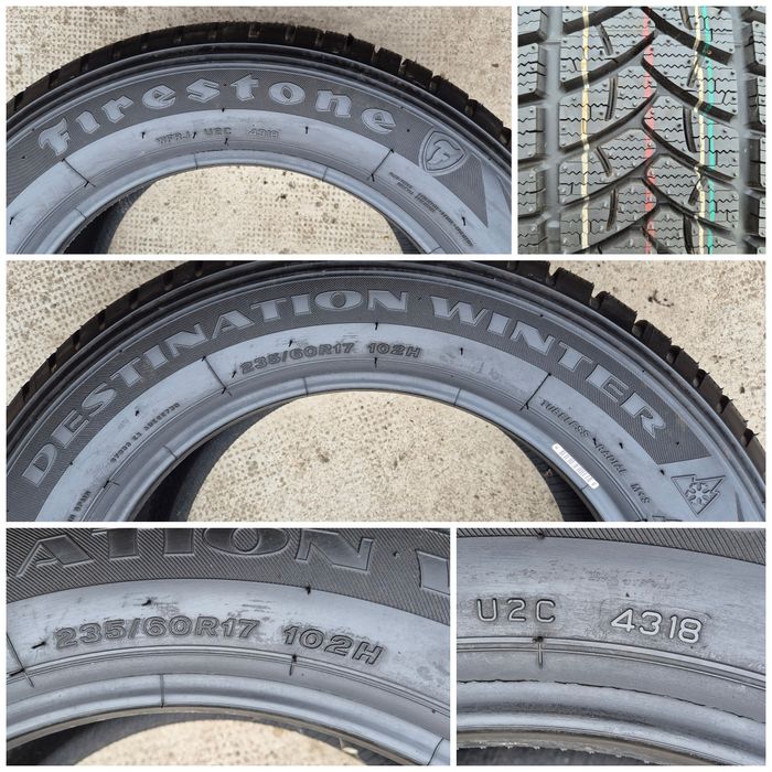 Set 2buc 235/60 R17 M+S iarnă - una Firestone