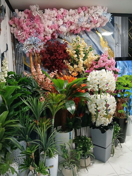 Мир искусственных цветов суний гуллар ва дарахтлар олами