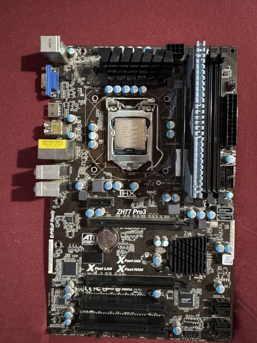 Kit PC Intel i5-3470 + ASRock ZH77 Pro3 + 4GB RAM Kingston HyperX