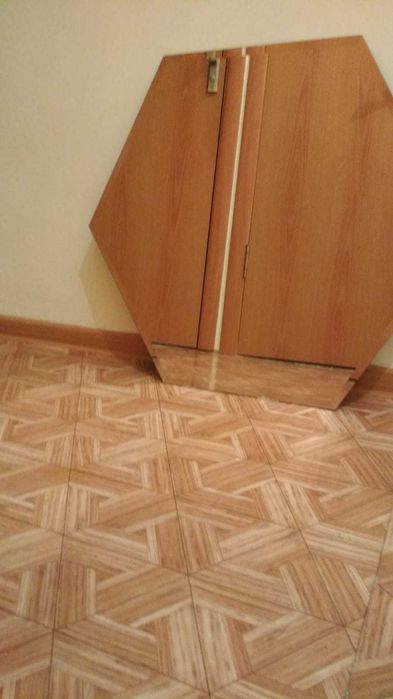 Зеркало шестигранник диагональ 80см новое