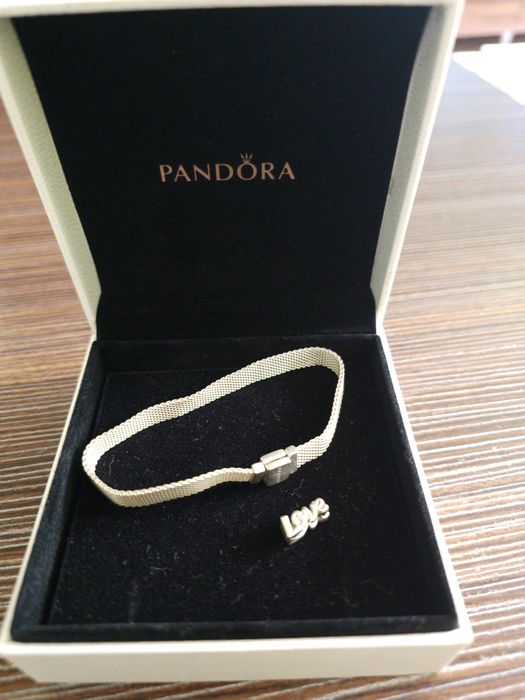 Pandora Reflexions гривна и талисман PANDORA  LOVE SCRIPT
