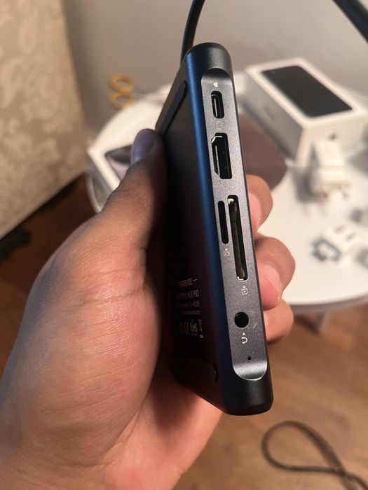 USB-C Hub Pro HDMI SD TF AUX для MacBook / iPad / Laptop