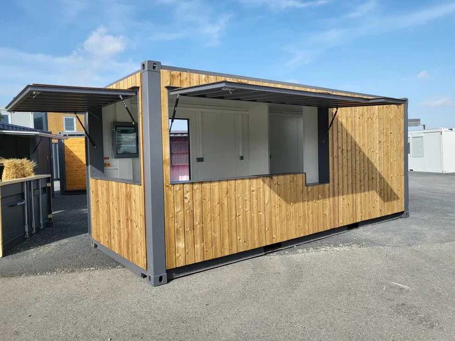 Container Snack-Box de 6 metri, ideal pentru bar sau chioșc