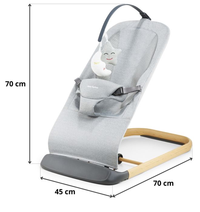 Leagan Balansoar 2in1 Mobi-Sistem LILY gri