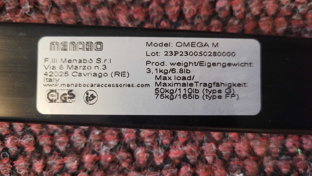 Bare transversale portbagaj auto la punct fix , prindere cu surub pe plafoniera pentru Opel si alte marci – 250 lei (preț fix)