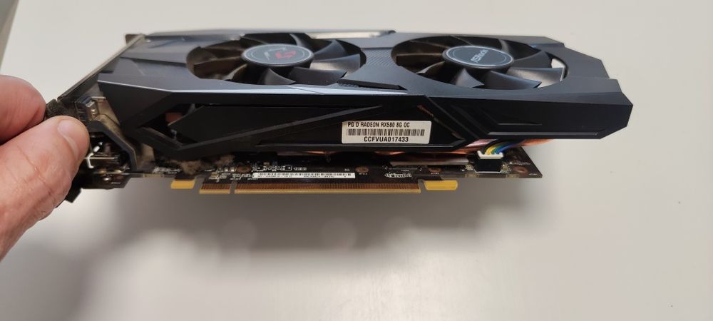 Placă video asrock phantom gaming d radeon rx 580 oc 8gb
