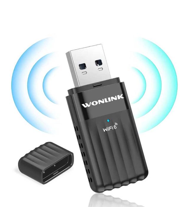 Dongle USB Bluetooth WiFi 6 pentru PC desktop