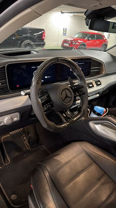 Volan Mercedes AMG Piele Carbon Padele la comanda