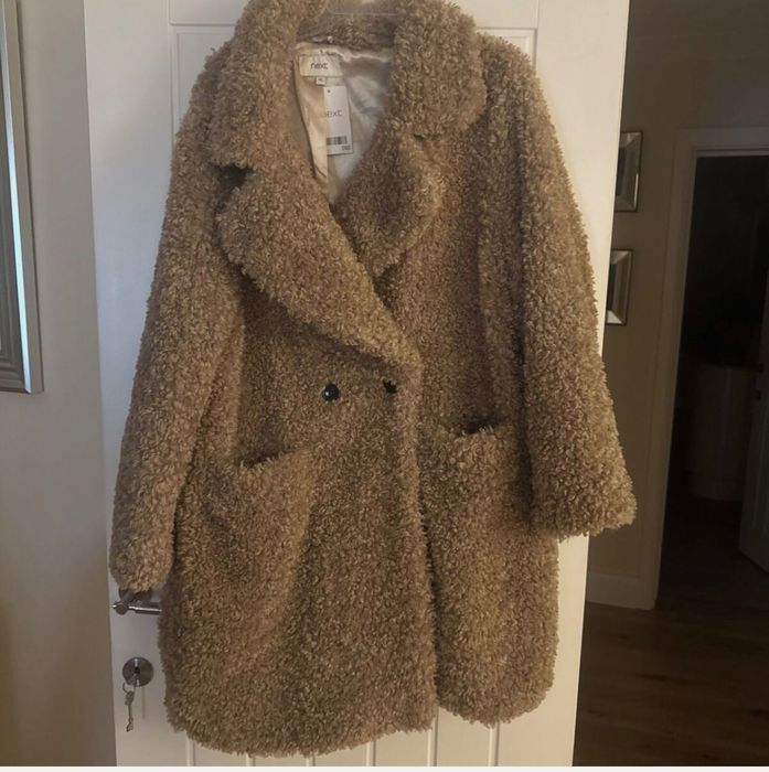 Teddy bear NEXT уникално дамско палто XL