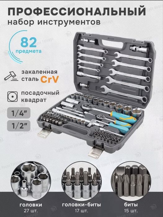 Набор ключей фирмы ILO FORCE 82 предметов