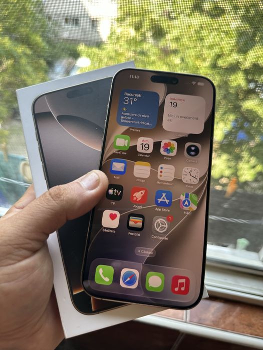 iPhone 16 Pro Max, Desert Titanium, 256 GB, Cutie