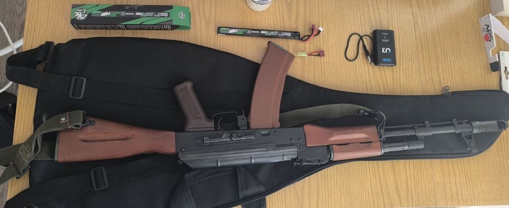 Еърсофт  AK-74N (Essential Edition) - Пълен комплект