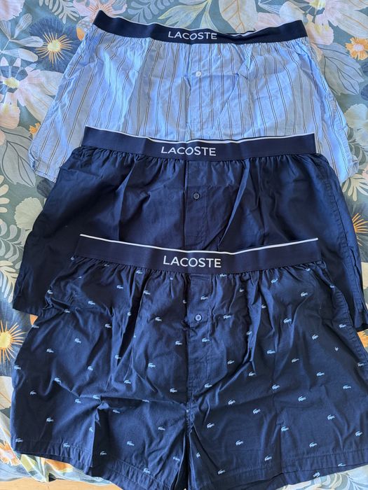 Мъжки боксерки Lacoste XXL - 3 чифта