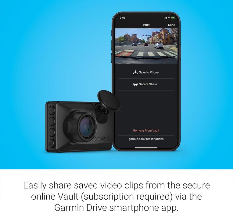 Camera auto Garmin Dash Cam™ X110,sigilat