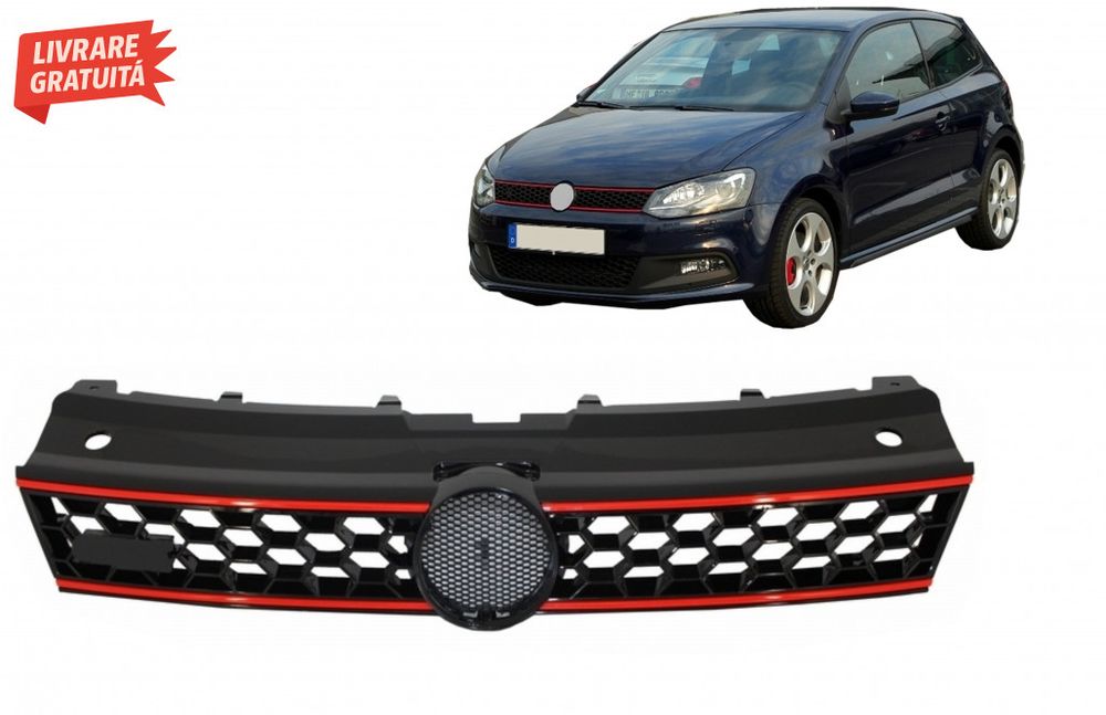 Grila Centrala VW Polo 6R (2009-2014) GTI Design