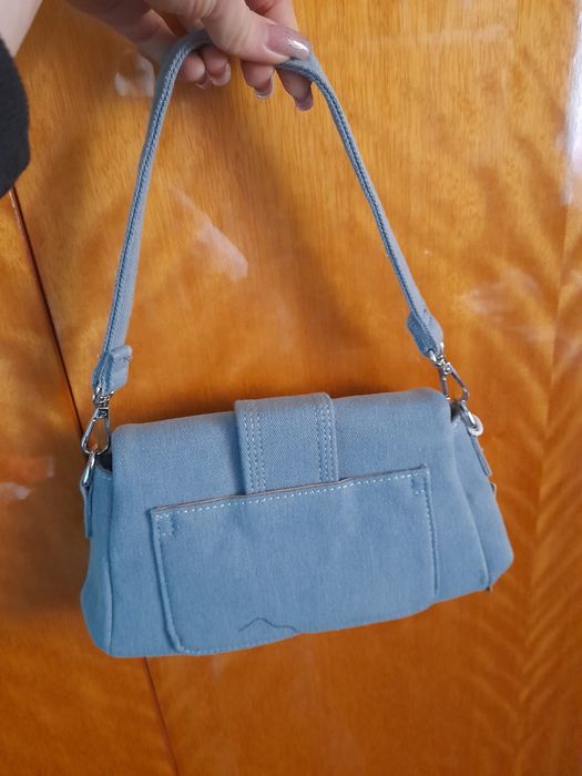 Дънкова чанта нова