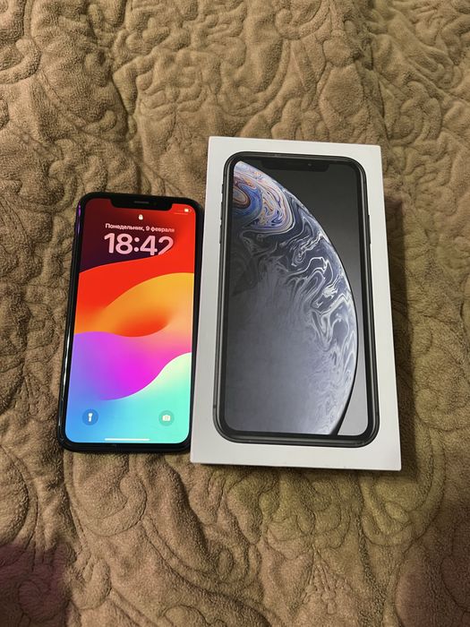 Продается IPhone Xr Black 128gb акум 82%