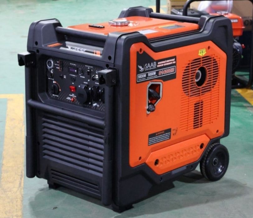 SAAB безшумный генератор движок 2 кВт 220В ток