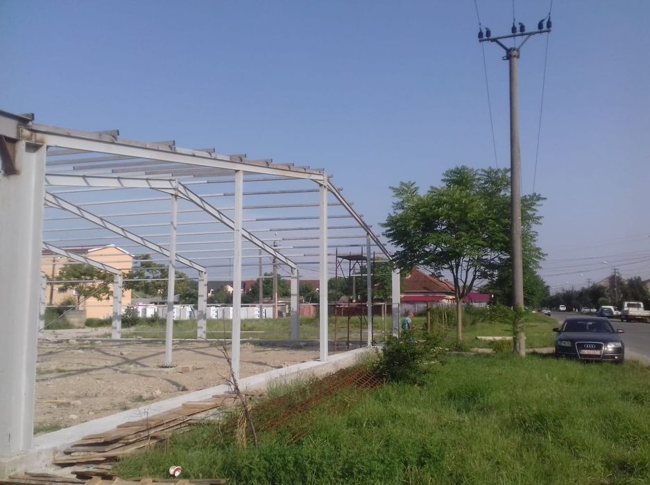 Vând hala metalică din profile și țeava orce hale