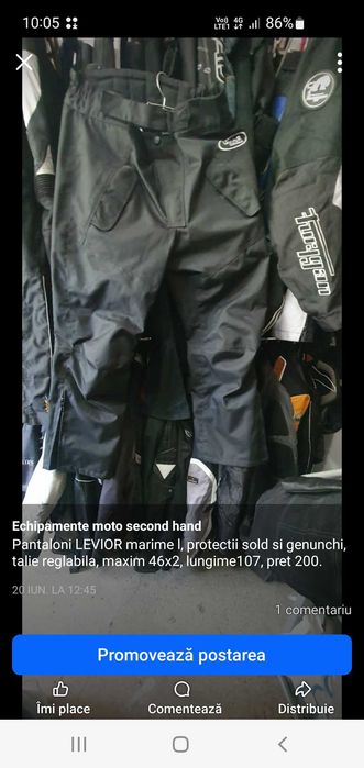Pantaloni moto cu protectii hard
