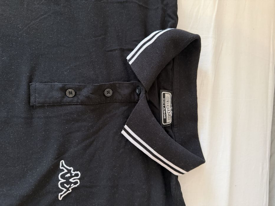 Kappa Tricou pentru barbati, Peleot Polo, Negru
