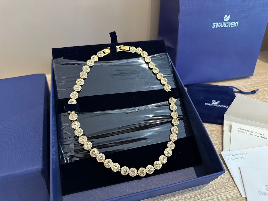 Colier Swarovski angelic auriu