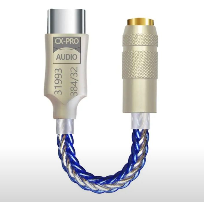 HiRes Адаптер USB Type-C > Jack 3.5 mm (мини-джек) ЦАП