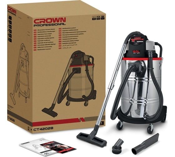 Промышленный пылесос Crown (Строительные пылесос) и домашний