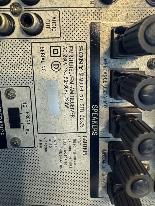 Ресивър Sony STR-DE875