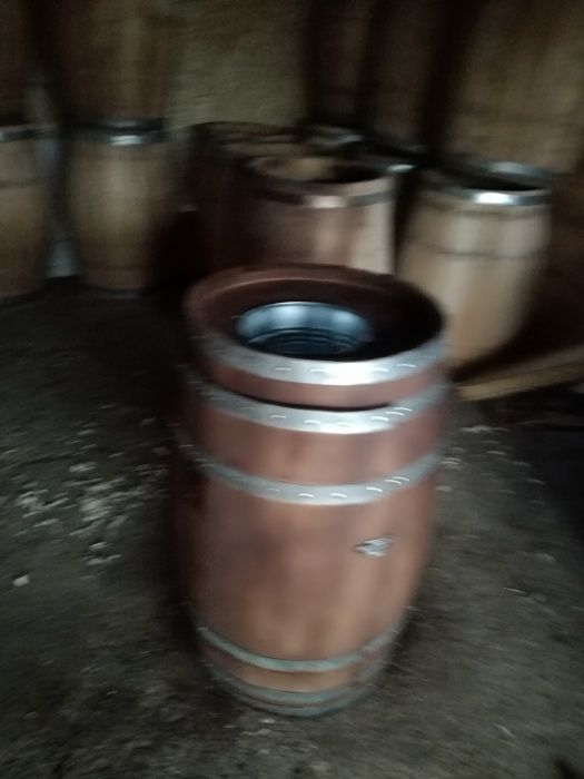 Chiuveta butoi lemn