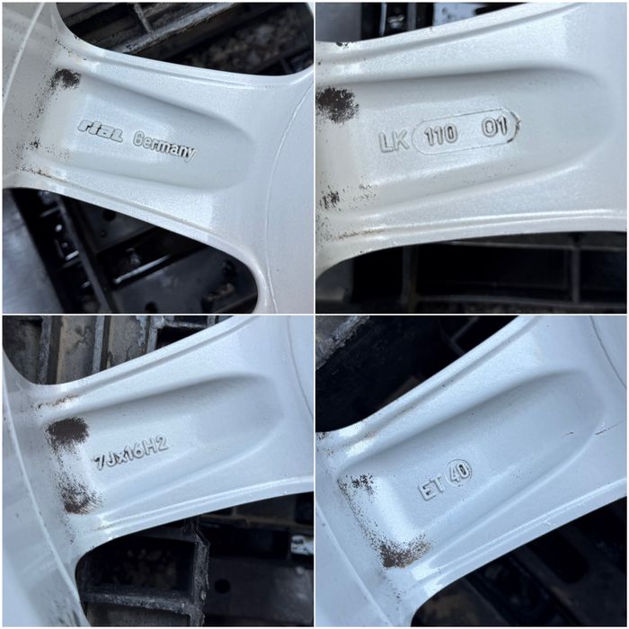 4бр.Алуминиева джанти RIAL 16" 5x110 за Opel Corsa,Zafira,Meriva,Jeep