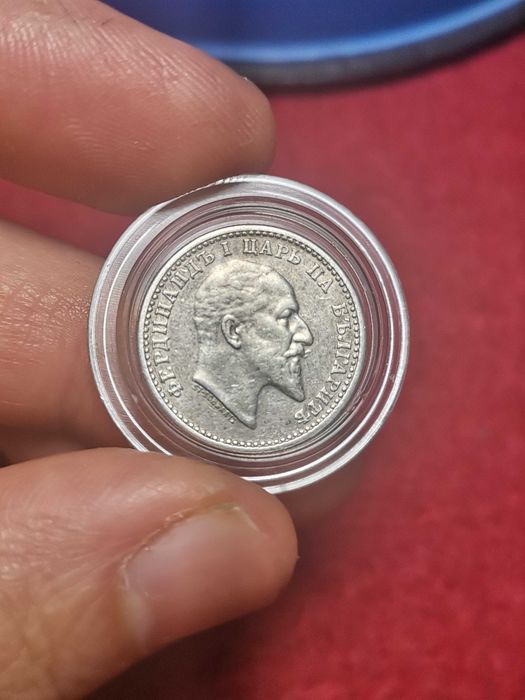50 стотинки 1910 година, Фердинанд I (без чертичка)