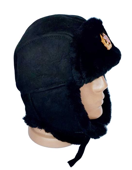 Руски, съветски шлемофон от фина агнешка естествена кожа.