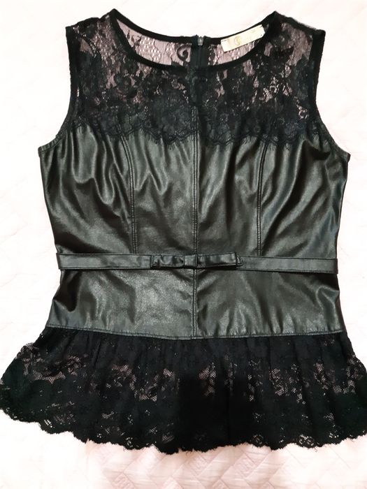 Кофточка чёрная гипюрвы  вечерний