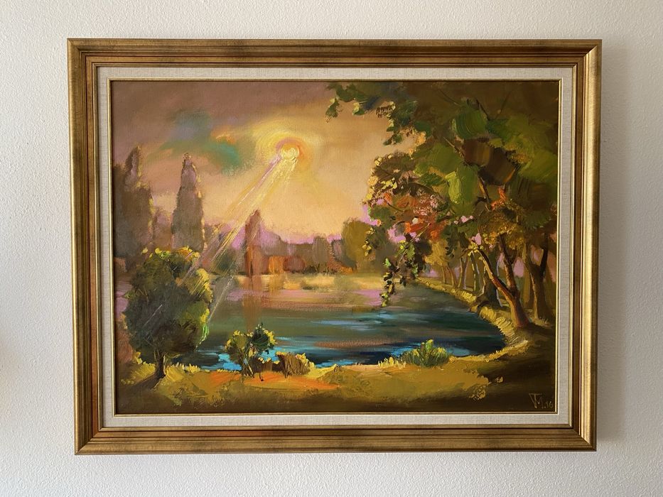 Картини на Тодор Маринов, известен с наивистистичния си стил