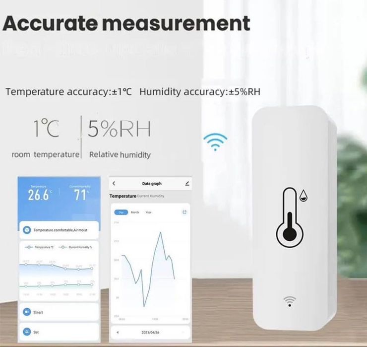Termometru smart WI-FI