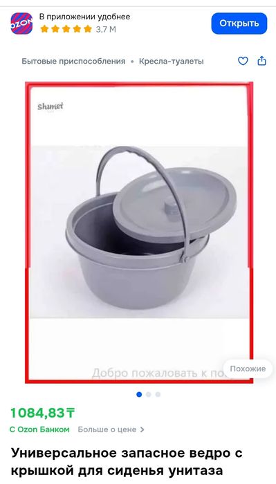 Стул-туалет унитаз