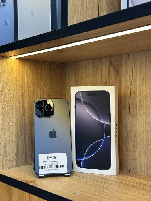 айфон 16 про макс черный е сим