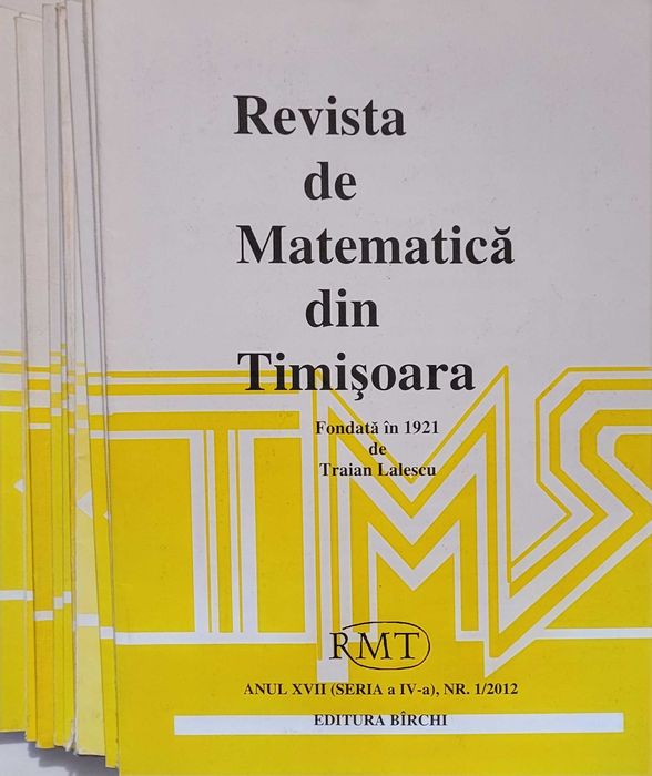 Gazeta Matematica si RMT anii '80, 2000, 2010-2012