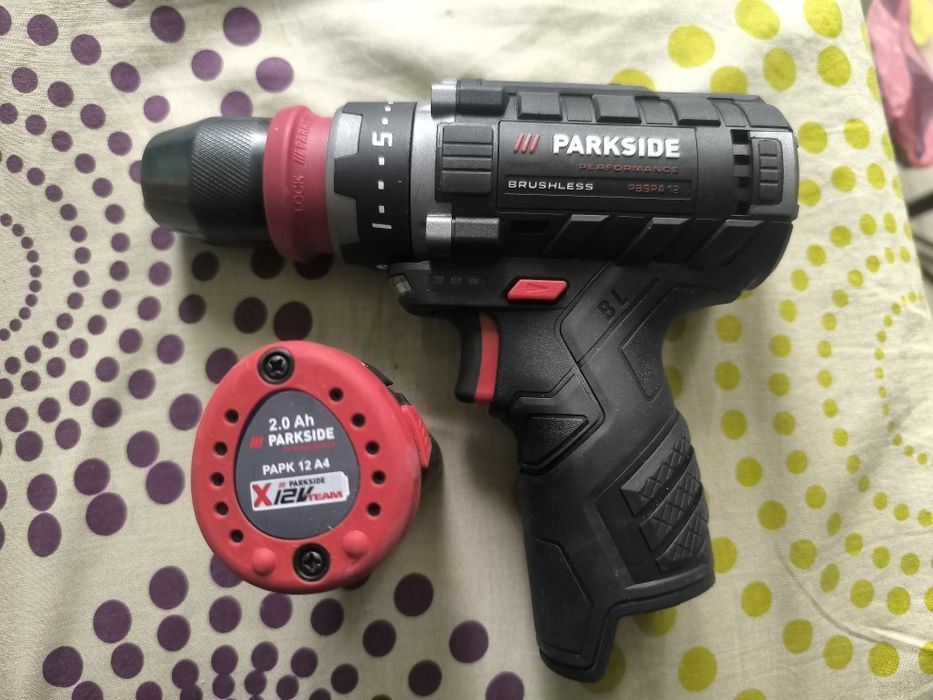 Акумулаторна бормашина/винтоверт PARKSIDE PBSPA 12 C3, 12V.