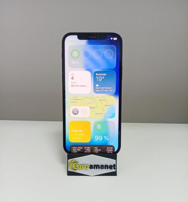 Telefon mobil APPLE iPhone 12 , 64GB , Black , Bat. 77% -C-