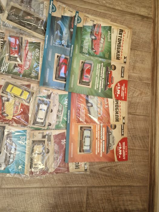 Колекция Легендарни Автомобили Deagostini 1/43 34 броя