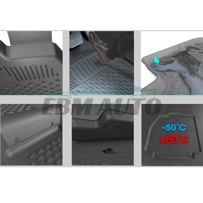 Гумени стелки 4.5D SAHLER ЛУКС СЕРИЯ за BMW iX3 G08 2020+ / БМВ ИХ3