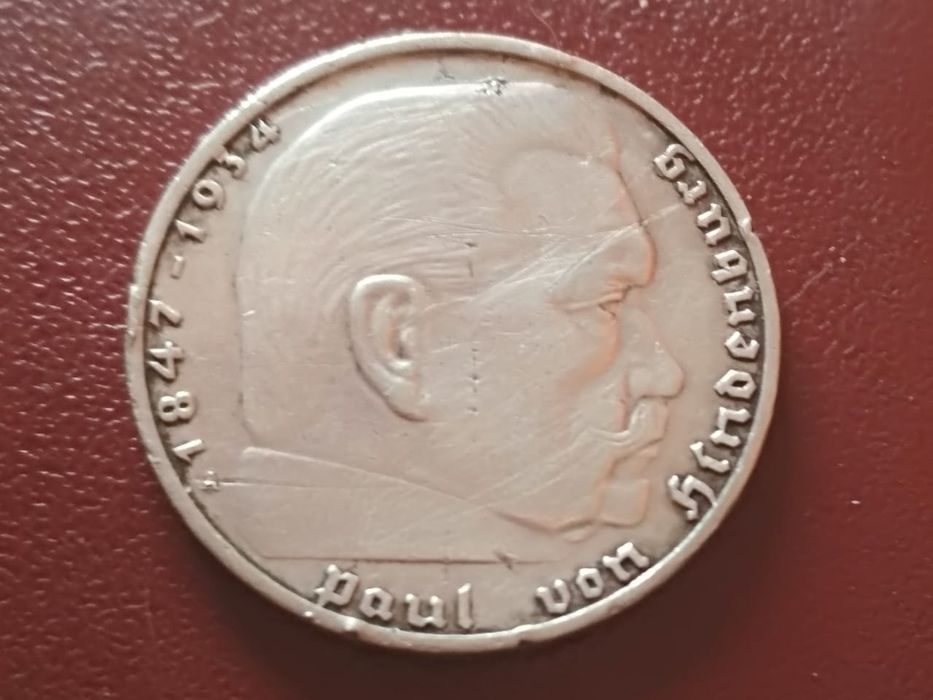 Рейхсмарки. Серебро.