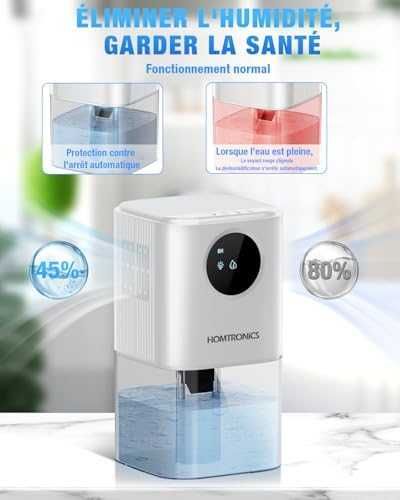 Homtronics влагоуловител 1700ml с таймер тих
