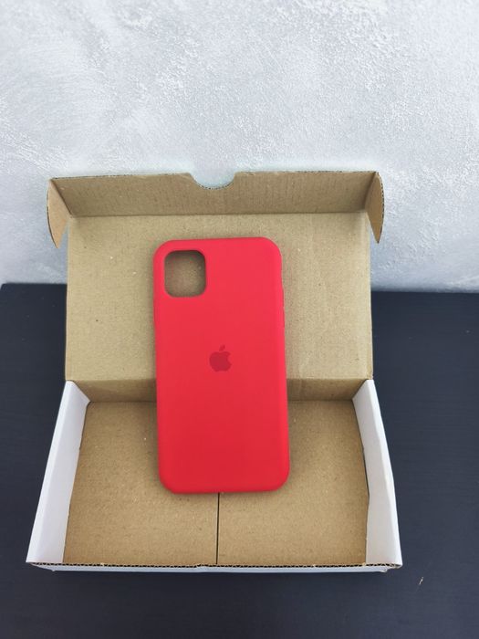 Нов силиконов кейс за iPhone 11 / Silicone Case – Червен